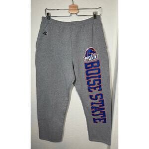 Russell Athletic Boise State Wide Leg Gray Sweats Mens M